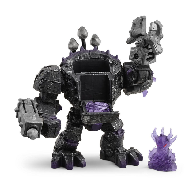 Figurka Schleich Eldrador Creatures Shadow Master Robot with mini Creature 14 cm (4059433652054) - obraz 2