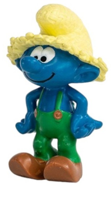 Фігурка Schleich Smurfs Farmer Smurf 5 cм (4059433451930) - зображення 3
