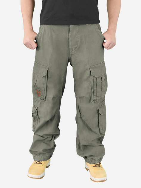 Тактические штаны Surplus Raw Vintage Airbone Vintage Trousers 05-3598-01 4XL Olive (4250403125435) - изображение 1