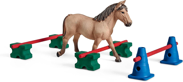 Фігурка Schleich Farm World Слалом для Поні з аксесуарами 10.5 см (4059433312330) - зображення 1