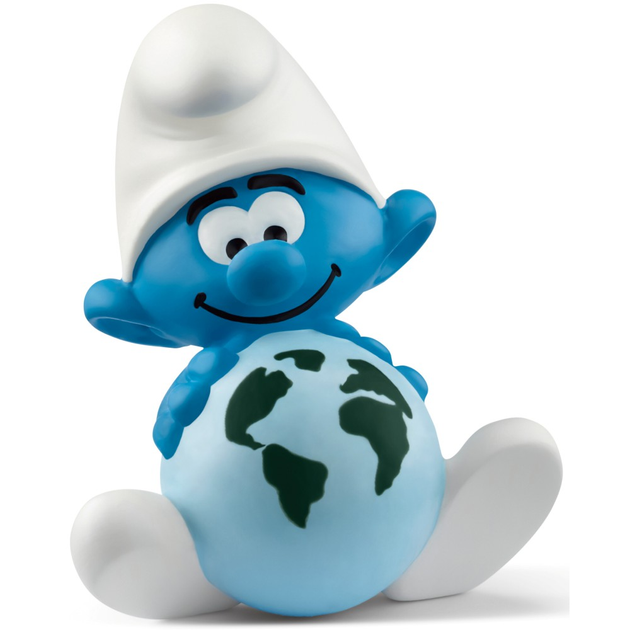 Фігурка Schleich Smurfs Smurf Taking Care Of The Earth 5 см (4059433730219) - зображення 1