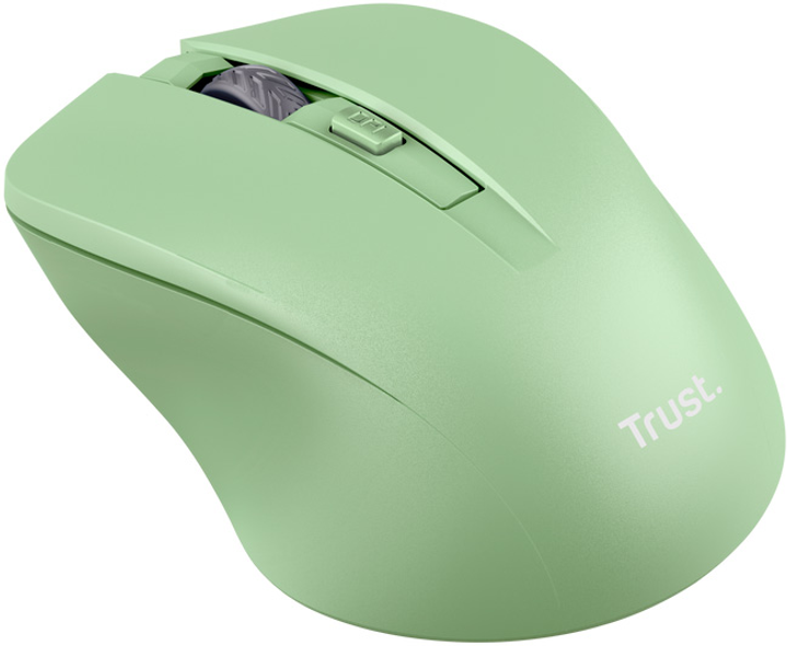Мышь Trust Mydo Wireless Green (8713439250428) - изображение 2