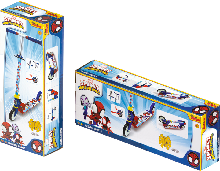 Самокат дитячий Smoby Marvel Spidey & Amazing Friends Kids Scooter (3032167503749) - зображення 3