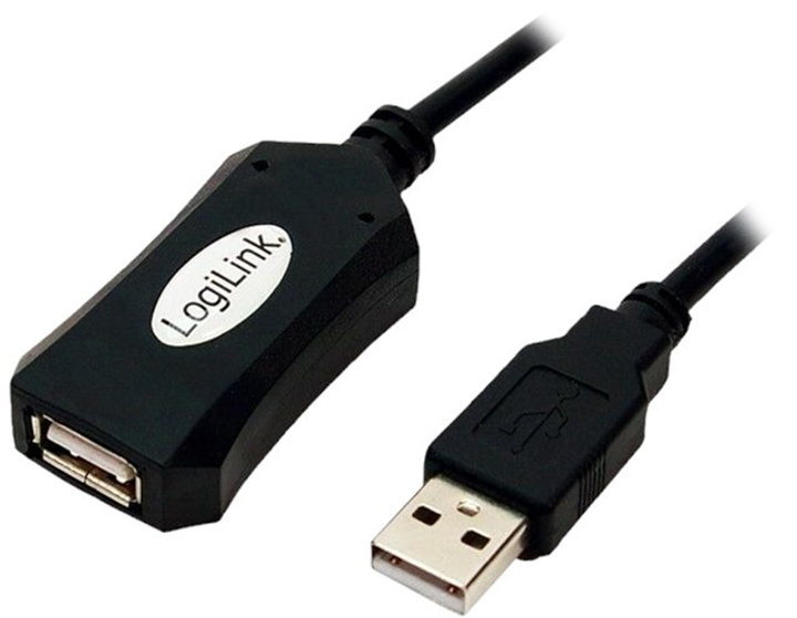 Kabel LogiLink Repeater USB 2.0 5 m (4260113566275) - obraz 1