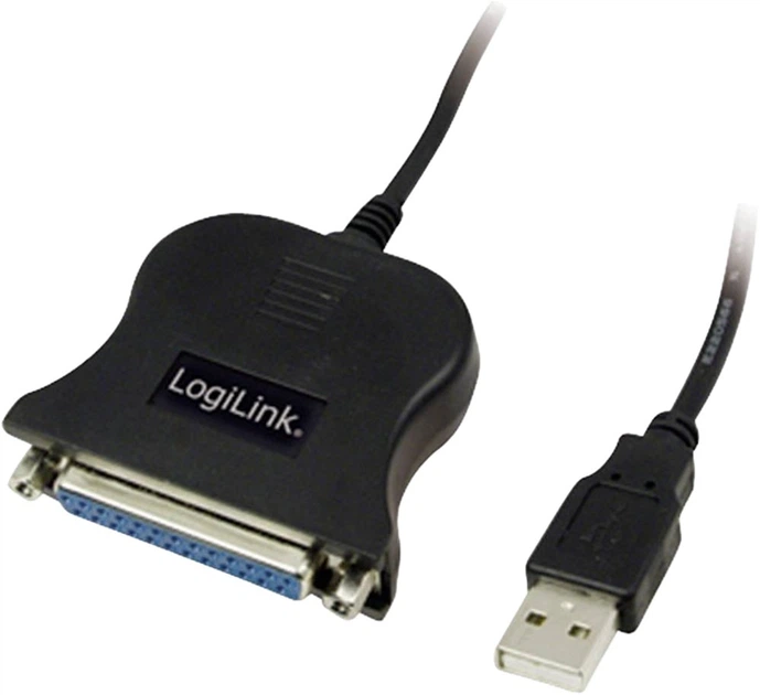 Adapter Logilink USB - DSUB-25 1.8 m (4052792005738) - obraz 1