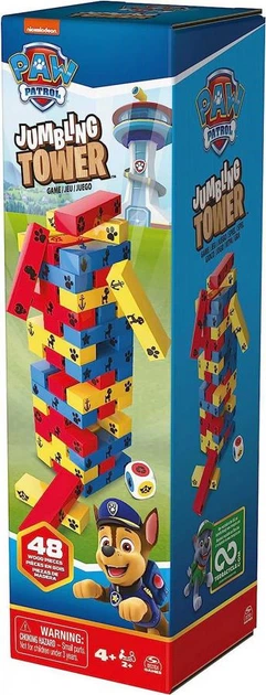 Gra planszowa Spin Master Jenga Paw Patrol (6066828) (778988461730) - obraz 4