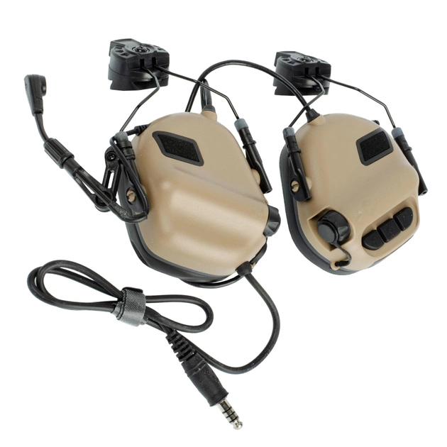 Активная гарнитура Earmor M32H Mod 3 с адаптером на рельсы шлема 2000000114408 - изображение 2