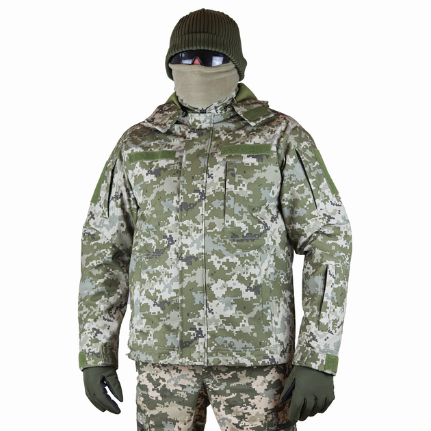 Куртка демісезонна тактична Caprice Soft shell  48р Піксель - изображение 1