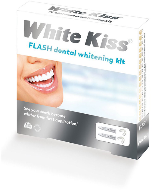 Żel do wybielania zębów White Kiss Flash Whitening 2 x 6 ml (8426181972851) - obraz 1