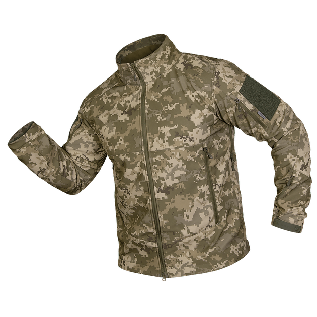 Куртка тактическая демисезонная мужская для силовых структур Phantom System Пиксель (7290), M (OPT-39331) - изображение 1