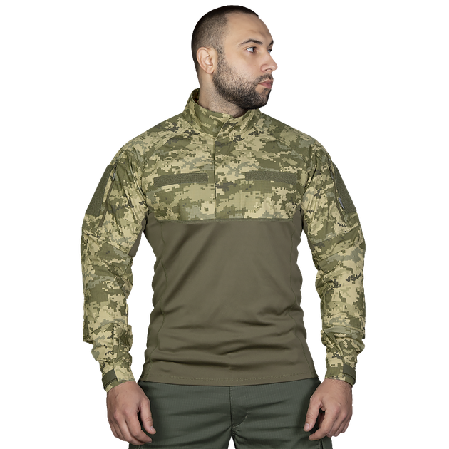 Рубашка тактическая боевая универсальная для силовых структур CM Blitz Камуфляж/Олива (7020), S (SK-N7020(S)S) - изображение 2
