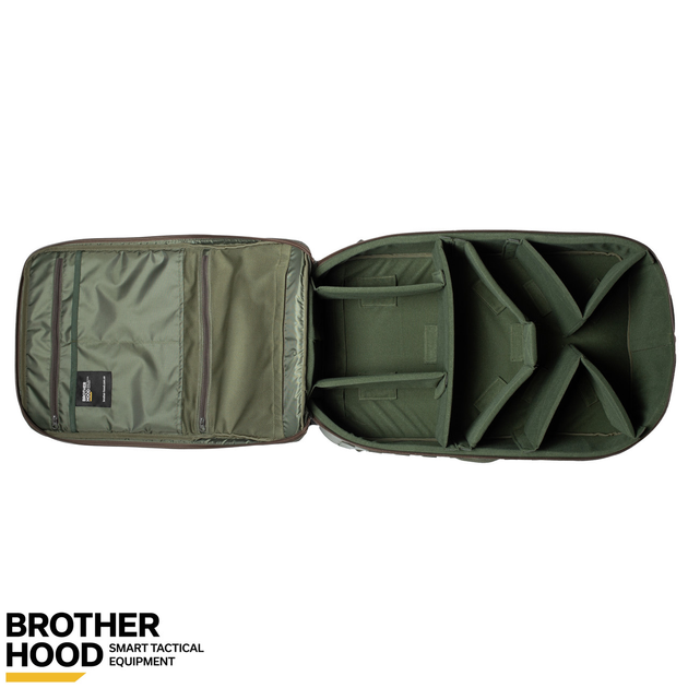 Рюкзак для дронов защитный тактический универсальный для силовых структур Brotherhood олива L 30л (SK-NBH-ZRD-01OLS) - изображение 2