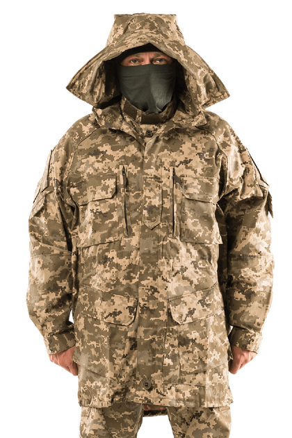 Куртка тактическая износостойкая облегченная для силовых структур Brotherhood Пиксель 60-62/182-188 (SK-NBH-T-J-U-40-158S) - изображение 1