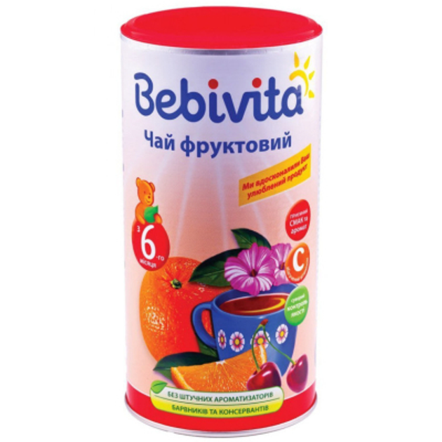 Дитячий чай Bebivita фруктовий 200 г (1623110) - зображення 2