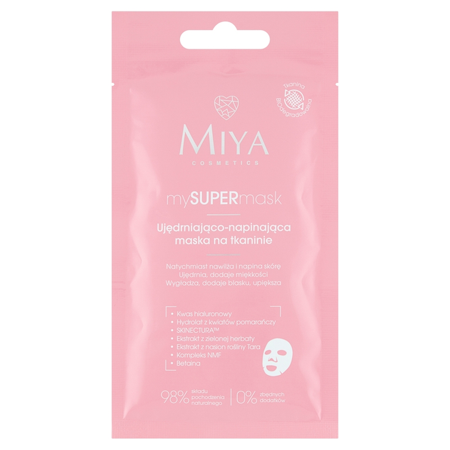 Maseczka w płachcie Miya Cosmetics MySupermask Ujędrniająco-Napinająca 8 g (5903957256481) - obraz 1