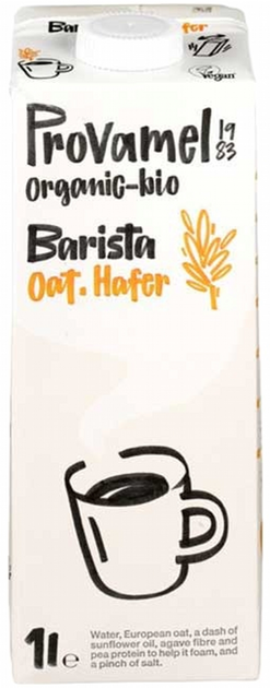 Упаковка вівсяного напою Provamel Barista Oatmeal 8 х 1 л (5411188130079) - зображення 2
