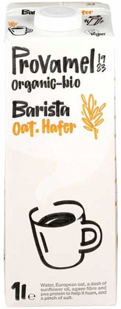 Opakowanie napoju owsianego Provamel Barista Oatmeal 8 x 1 l (5411188130079) - obraz 2