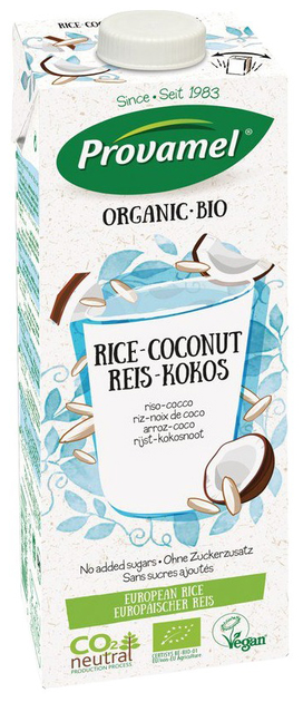 Упаковка рисо-кокосового напою Provamel Organic Coconut Rice Drink 8 х 1 л (5411188112501) - зображення 2