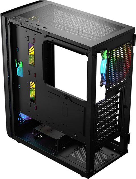 Obudowa komputerowa Logic Concept Aramis Mesh+Glass ARGB fans 4x120 mm Black (AT-ARAMIS-10-0000000-0002) - obraz 14