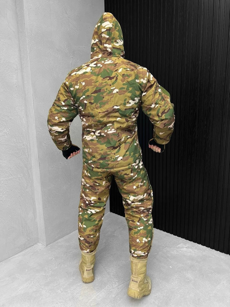 Тактичний зимовий теплий військовий комплект SZ-13 ( Куртка + Штани ), Камуфляж: Мультикам, Розмір: XXL - зображення 2