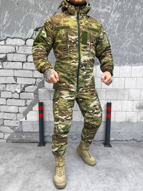 Тактический зимний теплый военный комплект GRD-17 ( Куртка + Штаны ), Камуфляж: Мультикам, Размер: XXXXXL - изображение 1