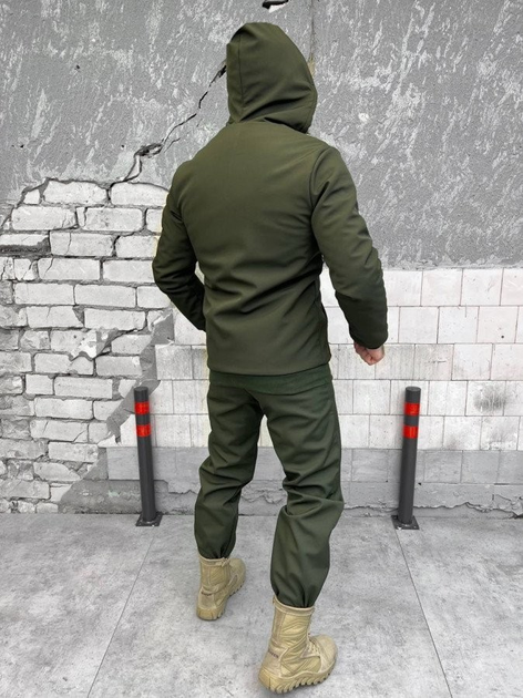 Тактический зимний теплый военный комплект Split ( Куртка + Штаны ), Камуфляж: Олива, Размер: M - изображение 2