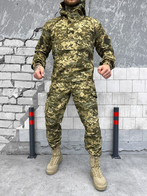 Тактический военный комплект горка Shark ( Куртка + Штаны ), Камуфляж: Пиксель ВСУ, Размер: 54 - изображение 1