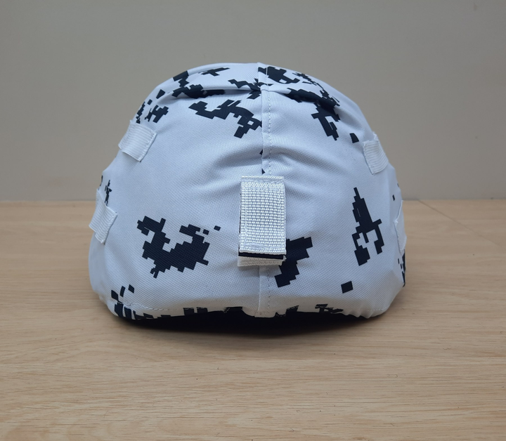 Кавер на шолом ( до каски) білий камуфляж універсальний - изображение 2