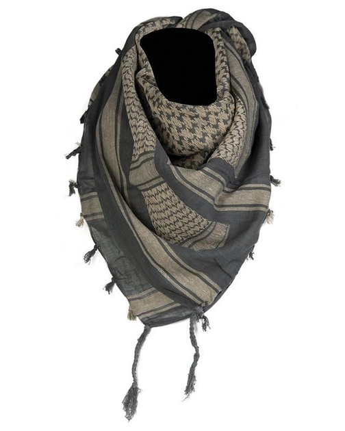 Арафатка шарф-шемаг демисезонный унисекс Mil-Tec Хлопок One Size 110x110см Олива M-T из 100% хлопка многофункциональный для шеи лица и головы - изображение 1