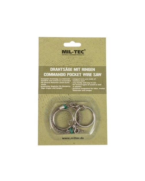 Пилка Mil-Tec Ручная цепная Нержавеющая сталь M-T 4046872184154 - изображение 2