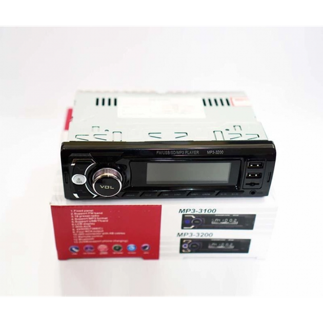 Автомагнитола 3200 ISO+FM+USB+AUX+Bluetooth 4x50W 1Din магнитола с пультом - изображение 4