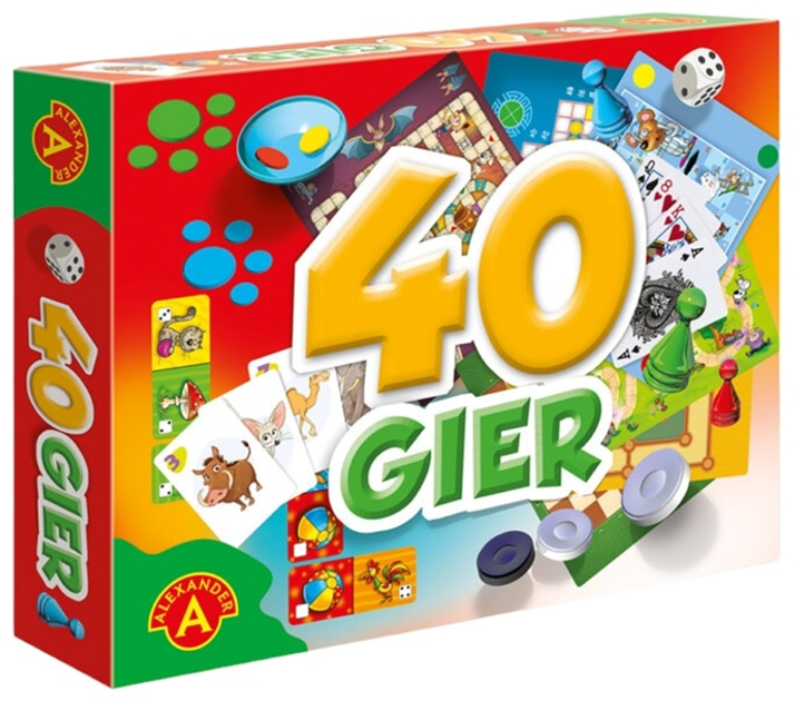 Набор настольных игор Alexander Семейные игры 40 игр (5906018026573 ...