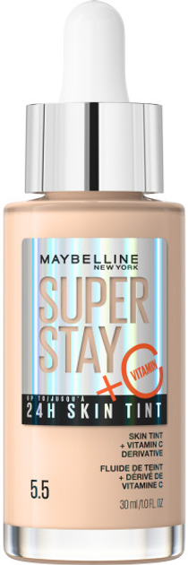 Podkład Maybelline Super Stay 24H Skin Tint z witaminą C 5.5 długotrwały rozświetlający 30 ml (3600531672348) - obraz 1