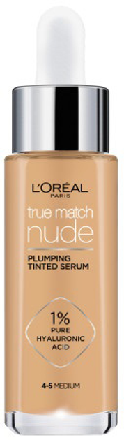 Podkład rozświetlający L\'Oreal Paris true match nude 4-5 medium 30 ml (3600523989928) - obraz 1