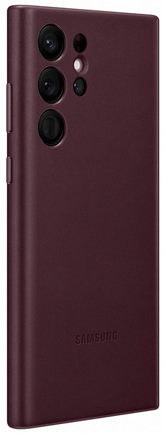 Чехол кожаный Leather Cover SM-S908B для Samsung Galaxy S22 Ultra (6.8 ...