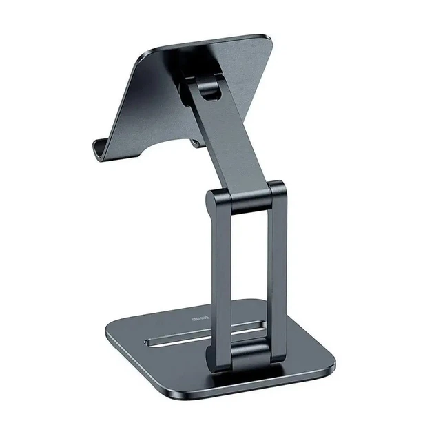 Настольная подставка для телефона и планшета Baseus Desktop Biaxial Foldable Metal Stand LUSZ000013 Grey - Фото 2 Настольная подставка для телефона и планшета Baseus Desktop Biaxial Foldable Metal Stand LUSZ000013 Grey - изображение 2