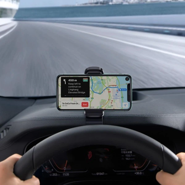 Автомобільний тримач холдер Baseus Big Mouth Pro Car Mount SUDZ-A0S Silver - зображення 7
