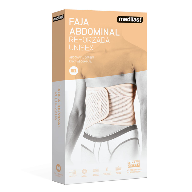 Pas lędźwiowy Fiksator Medilast Abdominal Girdle Reinforced R/870 S/M (8470003019606) - obraz 1