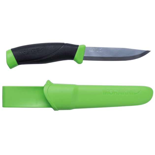 Нож Morakniv Companion Green нержавеющая сталь MoraKniv 23,3 см (sad0001400) Зелено-черный - изображение 1