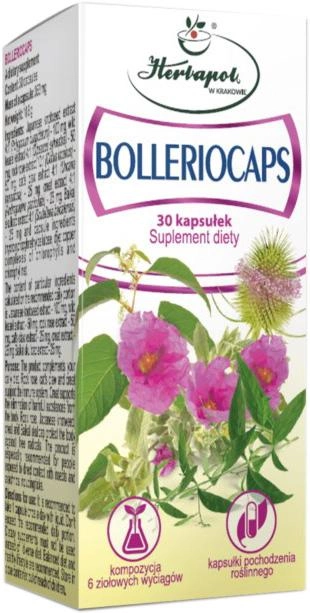 Харчова добавка Herbapol Болеріокапс 30 капсул (5903850018537) - зображення 1