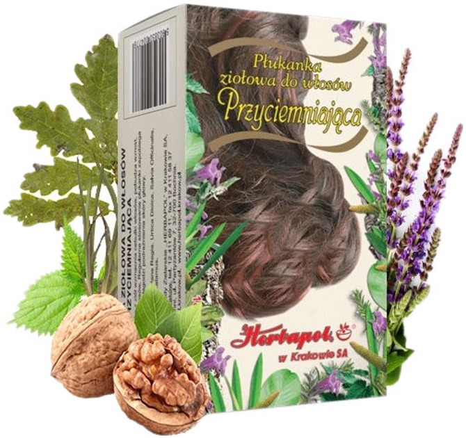 Płukanka ziołowa do włosów przyciemniająca Herbapol 18 x 3 g (5903850004776) - obraz 2