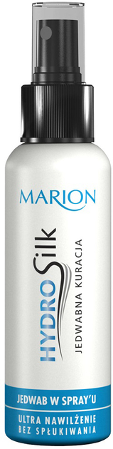 Odżywka Marion Hydro Silk jedwabna kuracja do włosów jedwab w sprayu 130 ml (5902853007524) - obraz 1