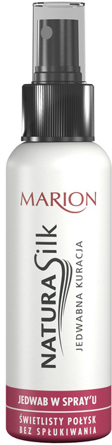 Odżywka Marion Hydro Silk jedwabna kuracja do włosów świetlisty połysk 130 ml (5902853007586) - obraz 1
