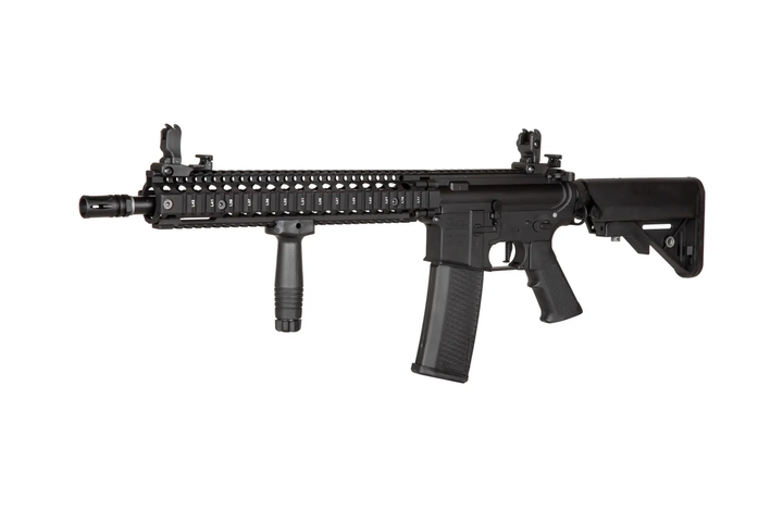 Штурмова гвинтівка Daniel Defense MK18 M4A1 SA-E26 EDGE 2.0 — BLACK [Specna Arms] - зображення 1