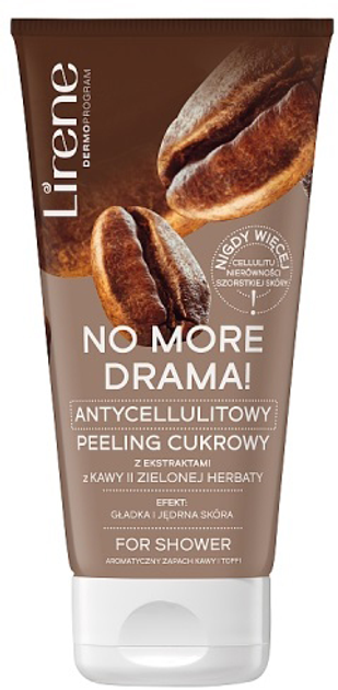 Peeling myjący Lirene No More Drama! antycellulitowy 175 g (5900717082380) - obraz 1