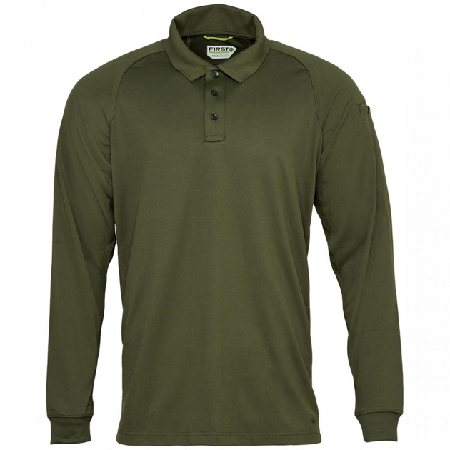 Сорочка First Tactical Performance Long Sleeve Polo XL Зелений - изображение 1