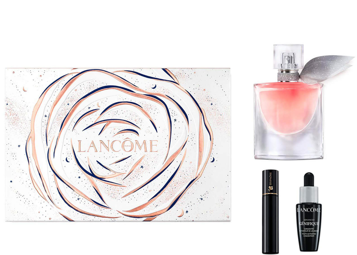 Zestaw damski Lancome La Vie Est Belle Woda perfumowana damska 30 ml + Mini tusz do rzęs Hypnose 2 ml + Serum Advanced Genifique 10 ml (3614274078398) - obraz 1