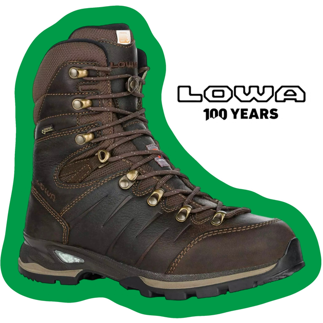 Зимние тактические ботинки Lowa Yukon Ice II GTX Dark Brown (коричневый) UK 5/EU 38 - изображение 2