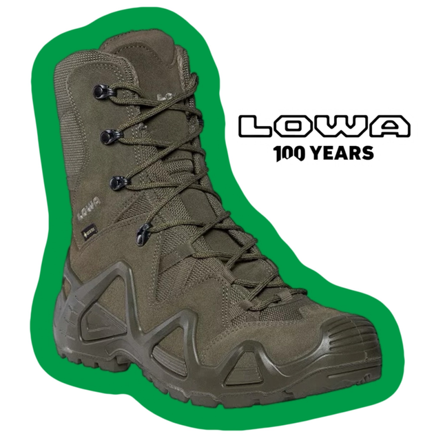 Высокие тактические ботинки Lowa zephyr hi gtx tf ranger green (темно-зеленый) UK 8/EU 42 - изображение 2