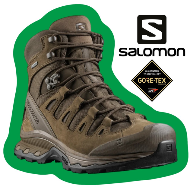 Черевики тактичні Salomon Quest 4D GTX Forces 2 Earth Brown EN (коричневий) UK 5/EU 38 - зображення 2